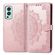 imoshion Etui de téléphone portefeuille Mandala OnePlus Nord 2 - Rose Champagne