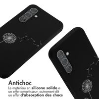 imoshion Coque design en silicone avec cordon Samsung Galaxy A54 (5G) - Dandelion Black