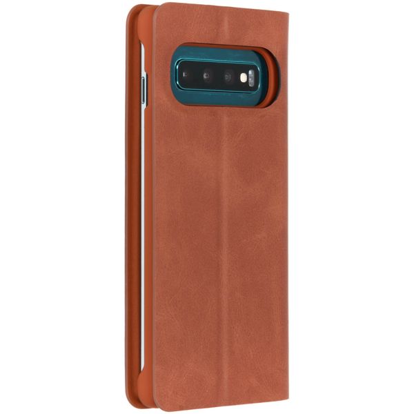 Hama Etui téléphone portefeuille Guard Samsung Galaxy S10 - Brun