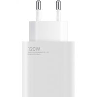 Xiaomi Adaptateur secteur d'origine avec câble USB-C - chargeur - Port USB-A + câble USB-A vers USB-C - 120 Watt - Blanc