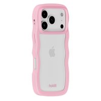 Holdit Coque Wavy Apple iPhone 17 Pro Max - Transparent / Pink