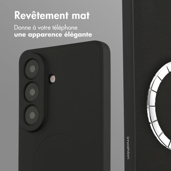 imoshion Coque Couleur avec MagSafe Samsung Galaxy S26 - Noir