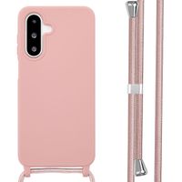 imoshion Coque en silicone avec cordon Samsung Galaxy A26 - Sand Pink