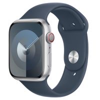 Apple Sport Band Apple Watch Series 1 á 10 / SE / Ultra (2) (44/45/46/49 mm) - Taille M/L - Storm Blue