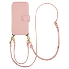 Selencia Étui Riva avec MagSafe et cordon de téléphone Apple iPhone 15 - Old Pink