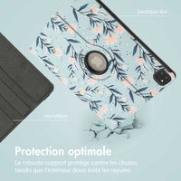 imoshion Coque tablette Design rotatif à 360° Apple iPad Pro 13 (2025) M5 / (2024) M4 - Flowers