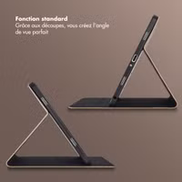 Selencia Coque tablette Riva Samsung Galaxy Tab A9 Plus - Beige