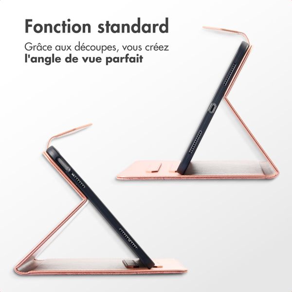 imoshion Coque tablette Apple iPad Air 11 pouces (2025) M3 / (2024) M2 / Air 5 (2022) / Air 4 (2020) - Rose Gold