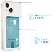 imoshion ﻿Coque silicone avec support de passe iPhone 13 Mini - Transparent