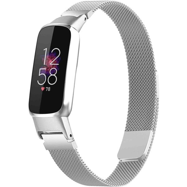 imoshion Bracelet magnétique milanais Fitbit Luxe - Taille M - Argent