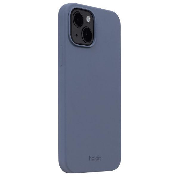 Holdit Coque Silicone iPhone 15 - Pacific Blue