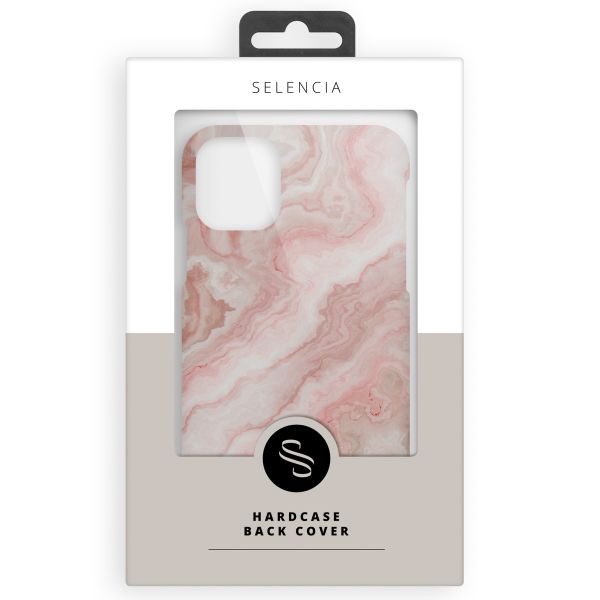 Selencia Coque Maya Fashion iPhone 12 (Pro) - Marble Rose