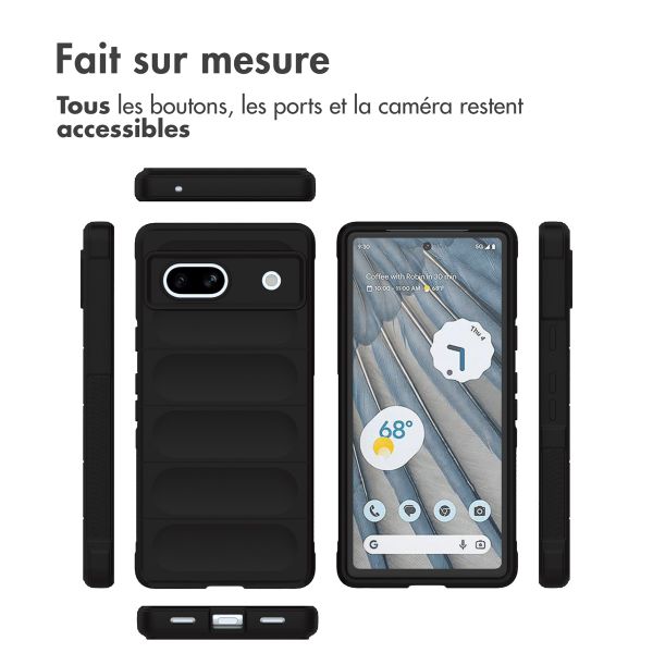 imoshion Coque arrière EasyGrip Google Pixel 7a - Noir