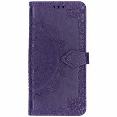 Etui de téléphone portefeuille Mandala Samsung Galaxy S10