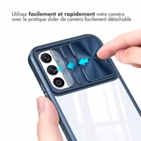 imoshion Coque arrière Camslider Samsung Galaxy A34 (5G) - Bleu foncé