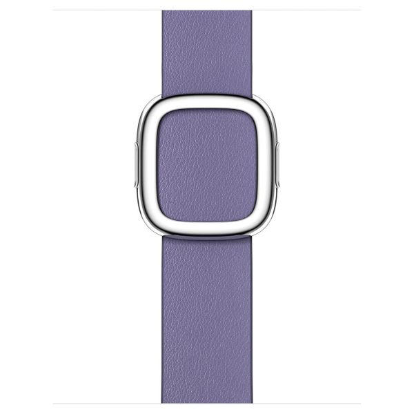 Apple Leather Band Modern Buckle Apple Watch Series 1 á 9 / SE (38/40/41 mm) | Series 10 (42 mm) - Taille L - Wisteria