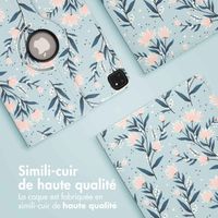 imoshion Coque Design rotatif à 360° Apple iPad Pro 12.9 (2018/2020/2021/2022) - Flowers