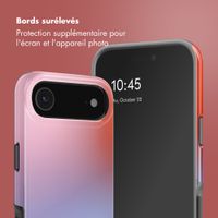 Selencia Coque arrière Vivid avec MagSafe Apple iPhone Air - Gradient Soft Blush