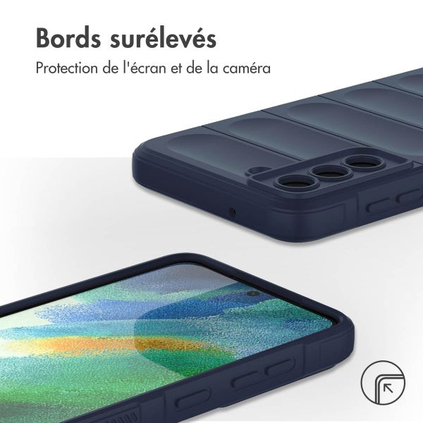 imoshion Coque arrière EasyGrip Samsung Galaxy S21 FE - Bleu foncé