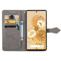 imoshion Etui de téléphone portefeuille Mandala Google Pixel 6 - Gris