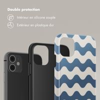 Selencia Coque arrière Vivid Apple iPhone 11 - Wave Vibes Classic Blue
