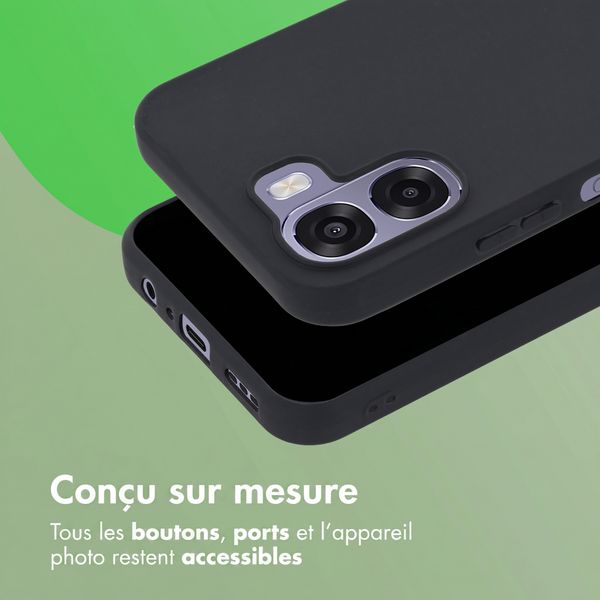 imoshion Coque Couleur Oppo A6x (4G/5G) - Noir