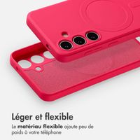imoshion Coque Couleur avec MagSafe Samsung Galaxy S24 - Neon Pink