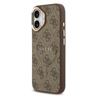 Guess Coque MagSafe Classic avec logo 4G Apple iPhone 17 - Marron