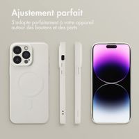 imoshion Coque Couleur avec MagSafe Apple iPhone 14 Pro Max - Beige