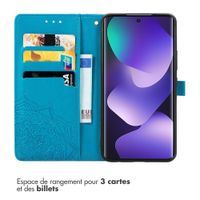 imoshion Etui de télephone Mandala Xiaomi Redmi Note 15 (5G) - Turquoise