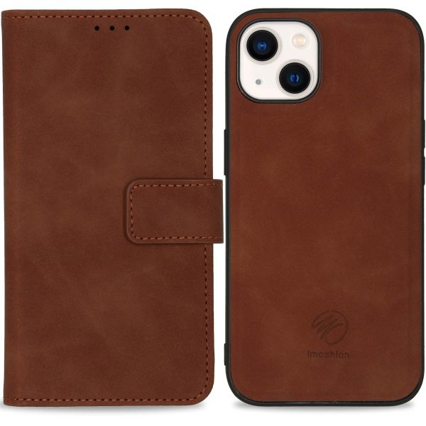 imoshion Etui de téléphone de type portefeuille 2-en-1 Apple iPhone 13 - Brun