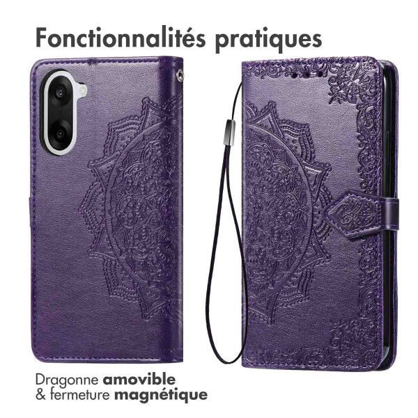 imoshion Etui de télephone Mandala OnePlus Nord CE5 - Violet