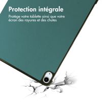 imoshion Coque tablette Trifold Apple iPad Air 13 pouces (2025) M3 / (2024) M2 - Vert foncé