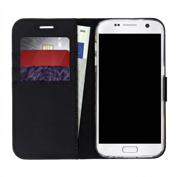 Accezz Étui de télephone Wallet Samsung Galaxy S7 - Noir
