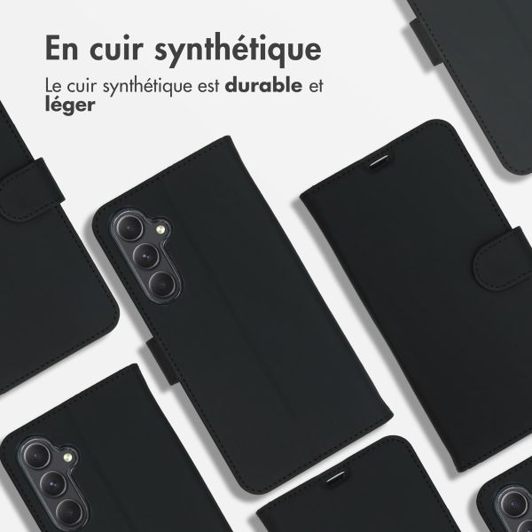 Accezz Étui de télephone Wallet Samsung Galaxy A55 - Noir