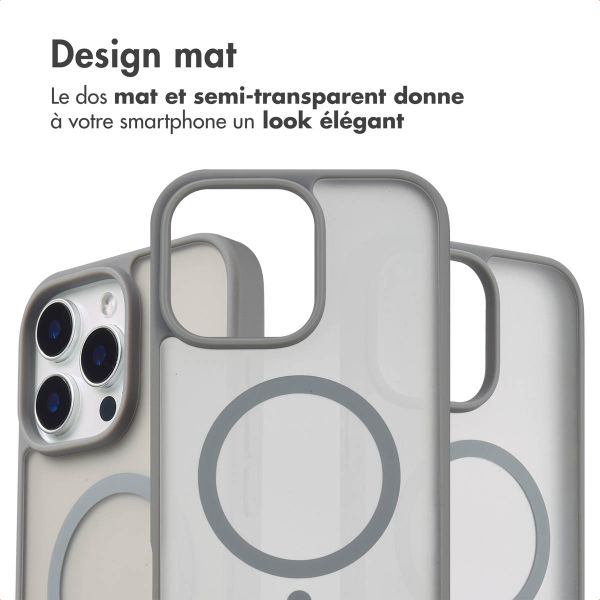 imoshion Coque Color Guard avec MagSafe iPhone 16 Pro - Gris