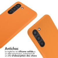 imoshion ﻿Coque en silicone avec cordon Samsung Galaxy S23 - Orange