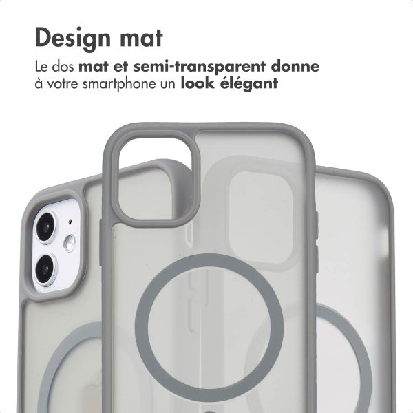 imoshion Coque Color Guard avec MagSafe iPhone 11 - Gris