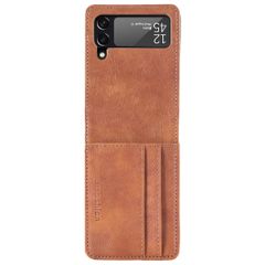 imoshion Étui de télephone portefeuille Luxe Samsung Galaxy Z Flip 4 - Marron