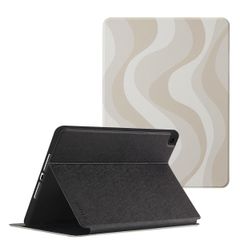 Selencia Coque tablette Vivid Apple iPad 9 (2021) 10.2 pouces / iPad 8 (2020) 10.2 pouces / iPad 7 (2019) 10.2 pouces - Desert Waves Beige
