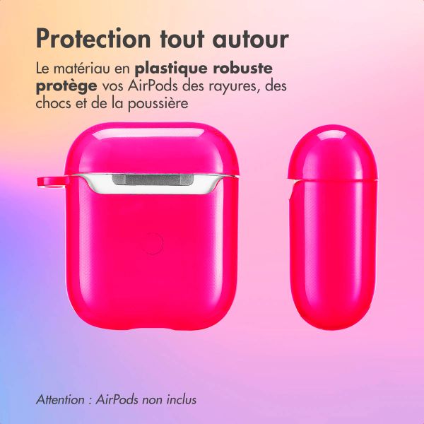 imoshion Coque Néon Apple AirPods 1 / 2 - Rose Fluo