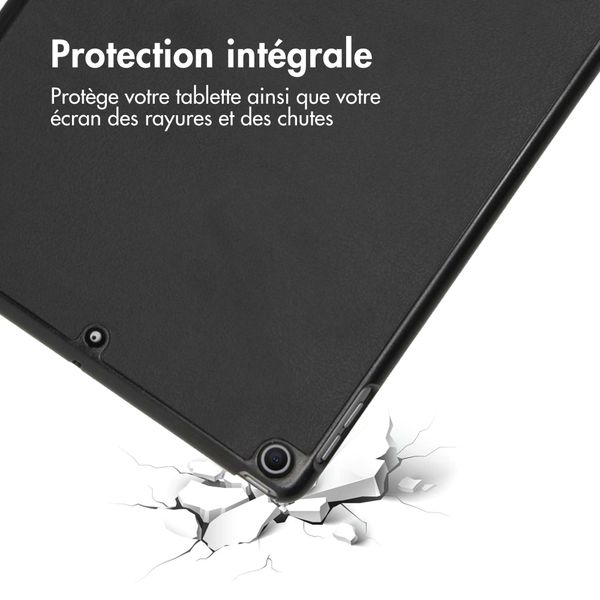 imoshion Coque tablette Trifold Apple iPad 9 (2021) 10.2 pouces / iPad 8 (2020) 10.2 pouces / iPad 7 (2019) 10.2 pouces - Noir
