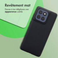 imoshion Coque Couleur Motorola Edge 60 Fusion - Noir