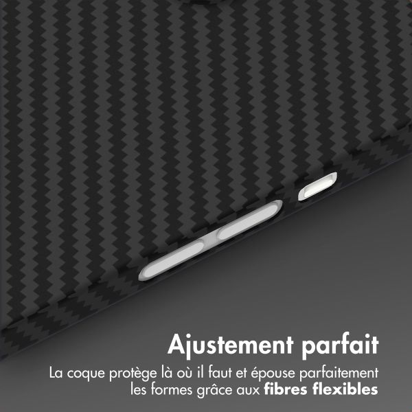 Accezz Coque Kevlar MagSafe Apple iPhone 13 - Noir