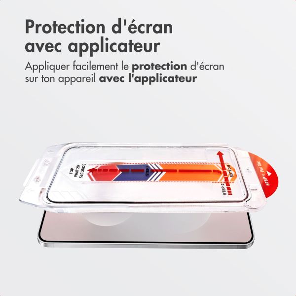 Accezz Protecteur d’écran en verre trempé + Applicateur Samsung Galaxy S25 Edge
