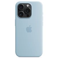 Apple Coque en silicone MagSafe iPhone 15 Pro - Bleu clair