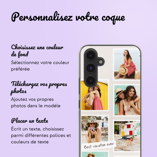 Coque avec votre propre photo et/ou texte Samsung Galaxy A54 (5G) - Filmrol nummer 3