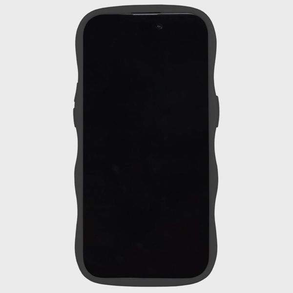 Holdit Coque Wavy iPhone 15/14/13 - Black / Transparent