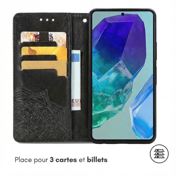 imoshion Etui de télephone Mandala Samsung Galaxy S24 FE - Noir