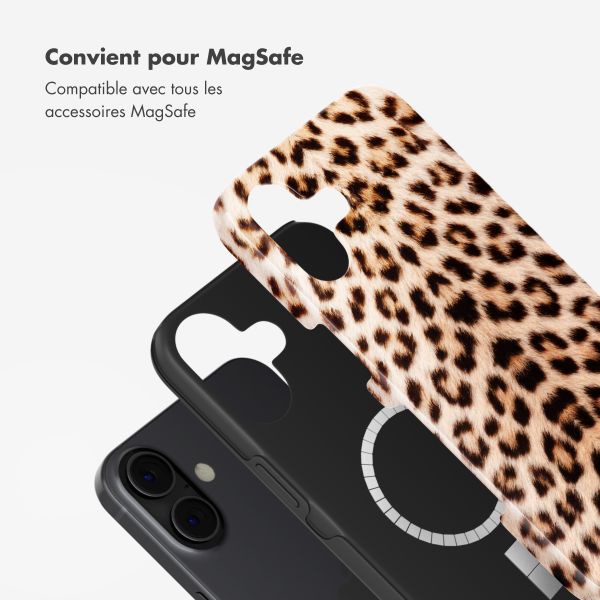 Selencia Coque arrière Vivid Tough avec MagSafe iPhone 16 - Wild Leo